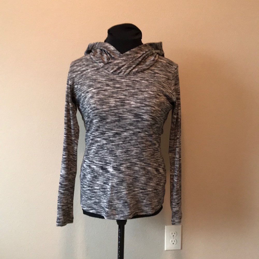 Columbia sportswear black beige hoodie size L